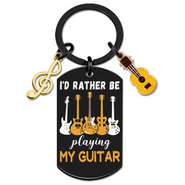UIWIHHP Guitar Keychain Gifts for Men Women Cool Gifts for Music Lovers Guitars Accessories Gift for Men Music Stuff Guitar Players Gift Ideas