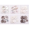 ECYC Ltd 10 Pcs 20mm Mother of Pearl Buttons -