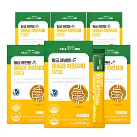 Inner wrap [Celltrion Inner Lab] Golden Kwaebyeon Vegan Ultra Psyllium Husk 8500 30 packs, 6 packs / [셀트리온 이너랩] 황금 쾌변엔 비건 울트라 차전자피 8500 30포, 6개