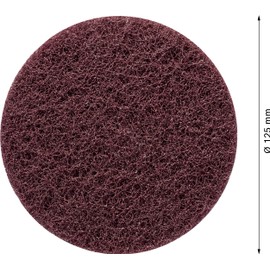Bosch Professional 1x Expert N880 Fleece Discs (for Steel sheets, Ø 125 mm, Grit 120, Accessories Random Orbital Sander)