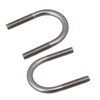 CNBTR 304 Stainless Steel Silver U-Bolt Screws Saddle Nuts M6x27mm