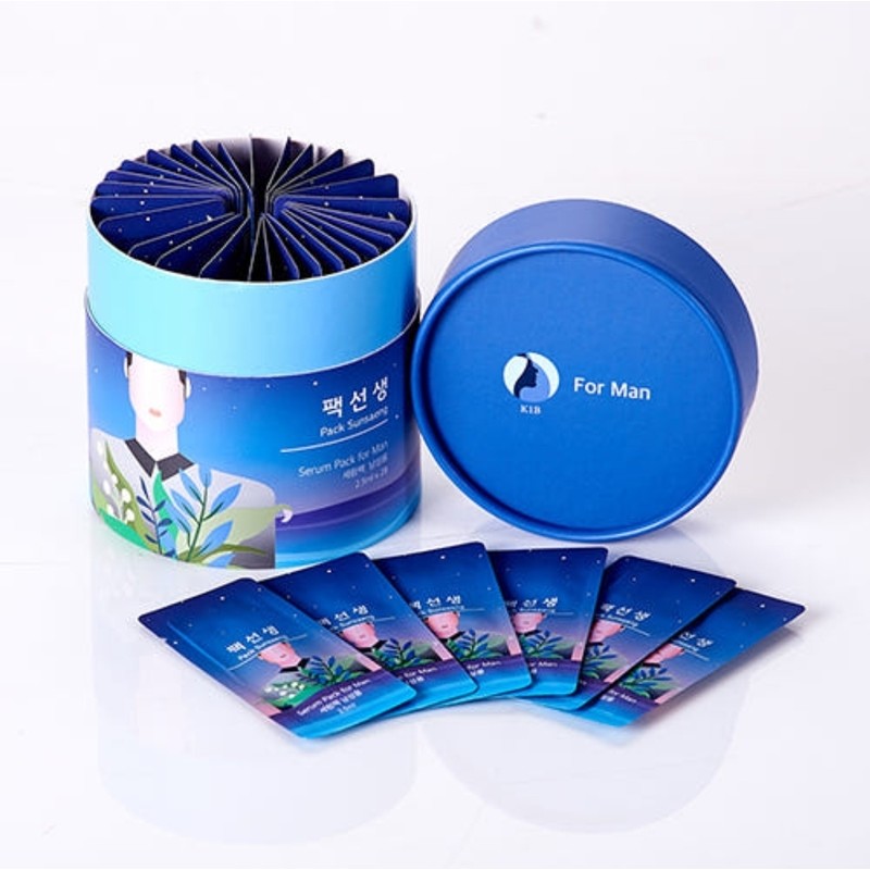 Pack Teacher Women's Men's Sleeping Pack Serum 84 Sheets Whitening