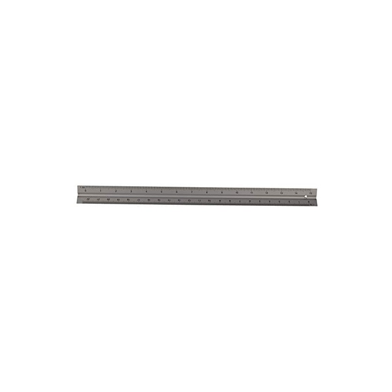 12" Triangular Scale Ruler Aluminium Scale Engineer Architect Technical Drawing