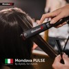 Mondava Professional Ceramic Tourmaline Hair Straightener Flat Iron and Curler,