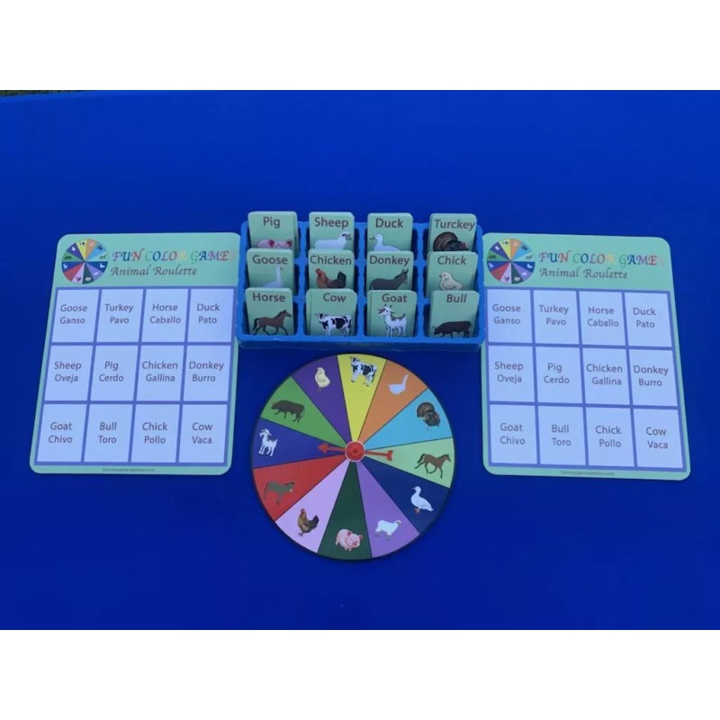 Fun color games board game