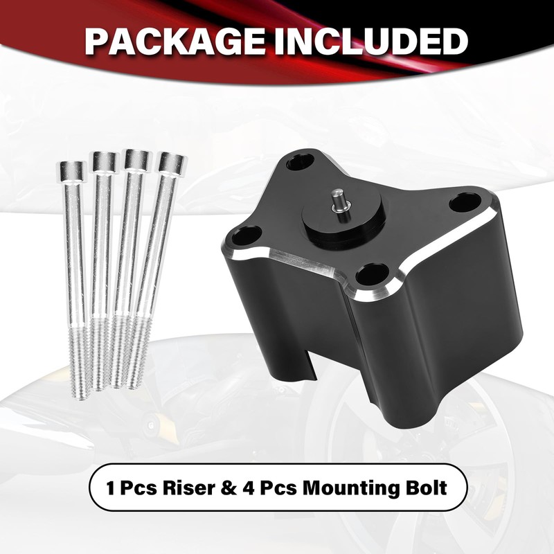 Hutexico 2" Aluminum Handlebar Riser Kit Mount Clamps for Can