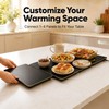 ASBRAVO Electric Warming Tray, 10-Sec Fast Heat,8 Temps & 24