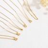 BAYLAY Initial Necklaces for Women - 18K Gold Filled Initial