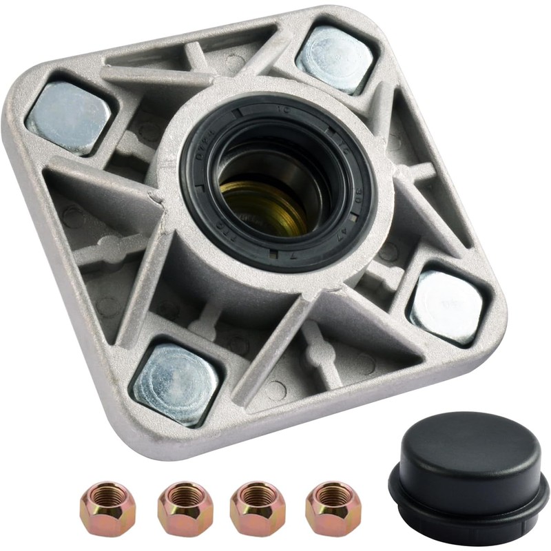 Roykaw Front Wheel Hub Assembly with Hub Bearing Compatible with