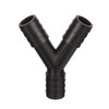 Seachoice 3-Way Y Fitting, Fits 3/4 in. ID Hose, Black