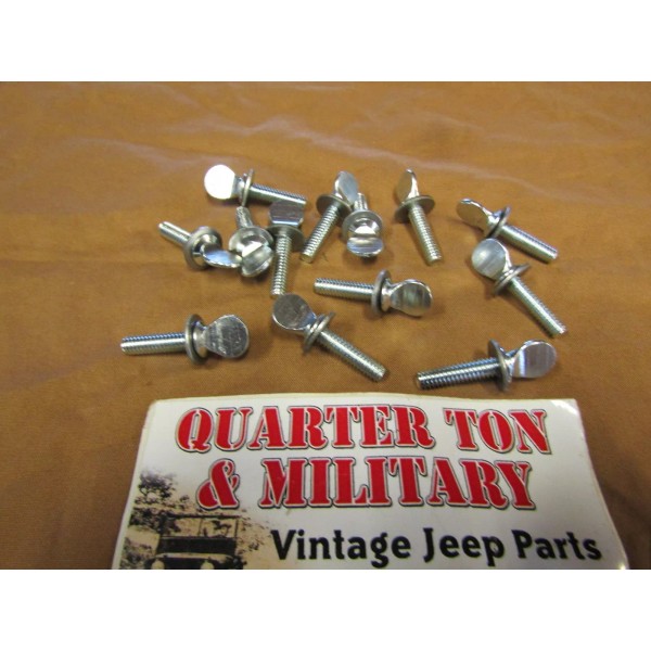 QTM Battery Lid Thumb Screw early G758 fits Willys M38A1