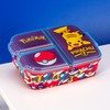 Pokémon Kids Childrens Multi Compartment Rectangular School Travel Lunch Food