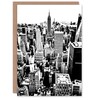 Artery8 New York Aerial View Cityscape USA Birthday Card