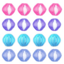 CIGAA 16 Stücke Tierhaarentferner Waschmaschine, Effektiver Fusselball und Fusselfänger,Haarfänger Flusensiebe,Praktisches Zubehör für die Wäschepflege- Waschmaschinenzubehörr