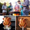 AMOZO Beer Can Chicken Holder for Grill and Smoker -
