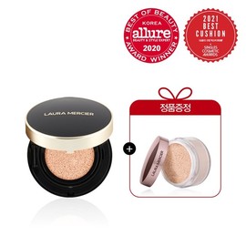 Laura Mercier Flawless Lumière Perfecting Cushion [+Transtuscent Powder Travel & Mini Puff] - 2W1 Macadamia / 로라메르시에 플로리스 뤼미에르 퍼펙팅 쿠션 [+트랜스투센트 파우더 트래블&미니퍼프] - 2W1 마카다미아