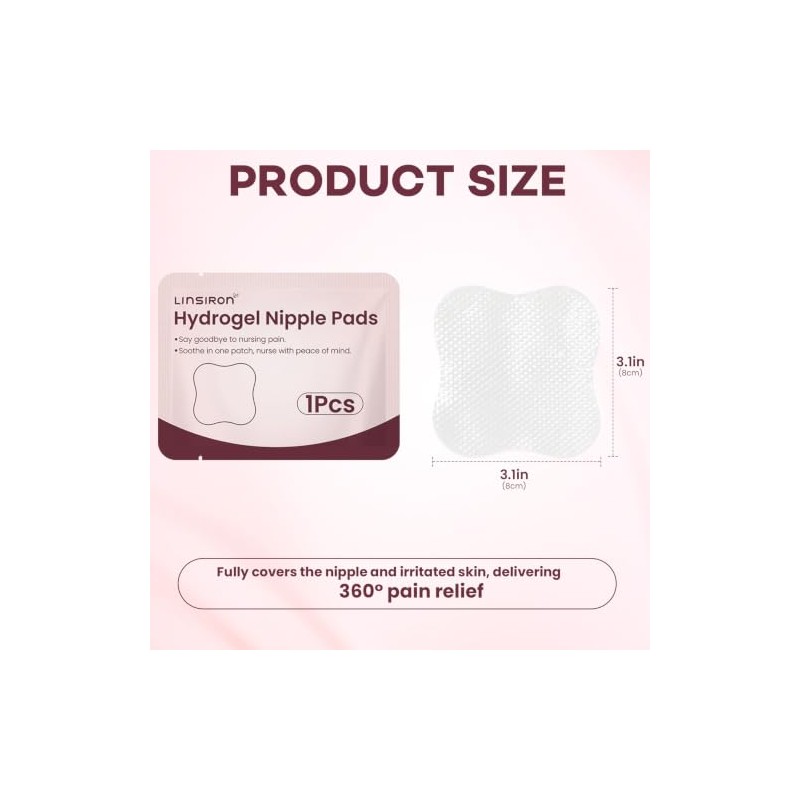 almohadillas para orejas de hidrogel para pezones para lactancia