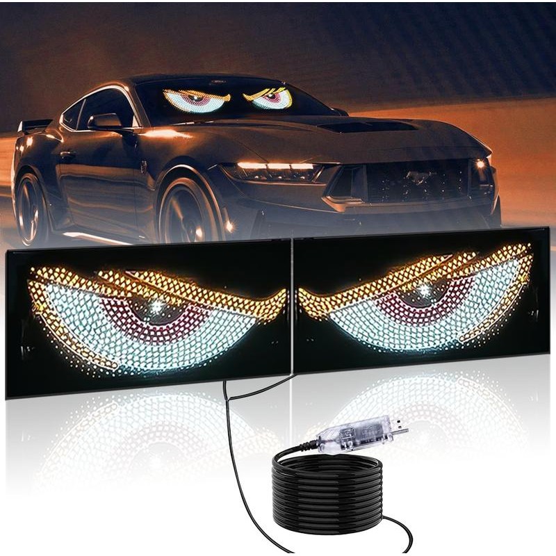 LED Devil's Eye Light for Car Truck Windshields 12 Modes