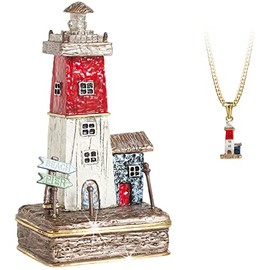 Secrets from Hidden Treasures 1102 Lighthouse Trinket Box