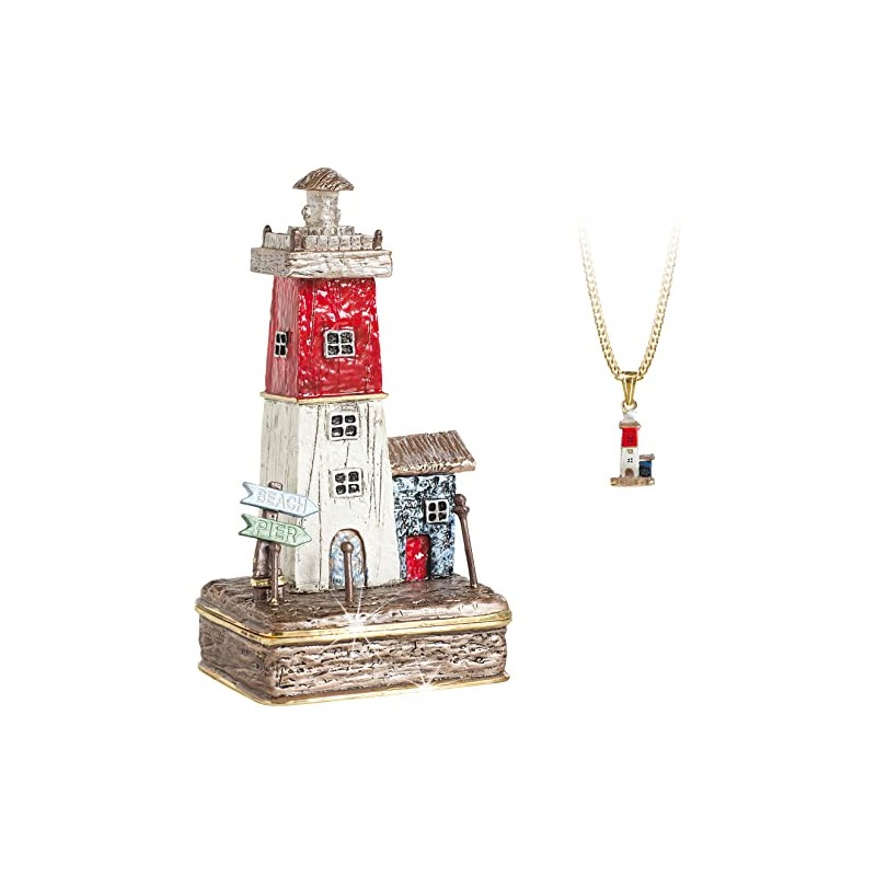 Secrets from Hidden Treasures 1102 Lighthouse Trinket Box