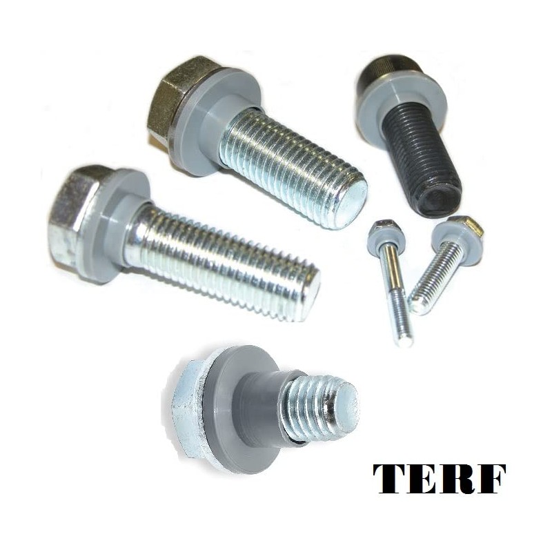 TERF® M8 X 9.9mm X 3mm X 17mm Grey Nylon