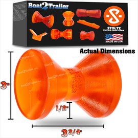4″ Boat Trailer Roller Slotted V RP-414 Stoltz