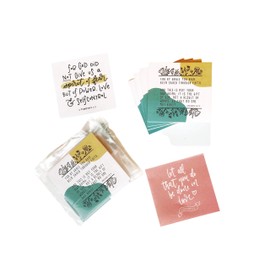 Generic Bible Verse Sticky Notes for Anxiety,Depression,Encouragement,Positive Thoughts,Biblical Promises on a Sticky Pad Paper - 50 Different Sheets Per Pad - Pack of 1