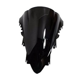 TDR Black Windscreen Windshield for YZF R1 2007 2008, Durable ABS Motorcycle Windshield