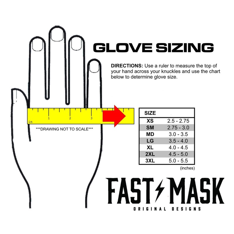 Black & Red Paisley Motorcycle Gloves L