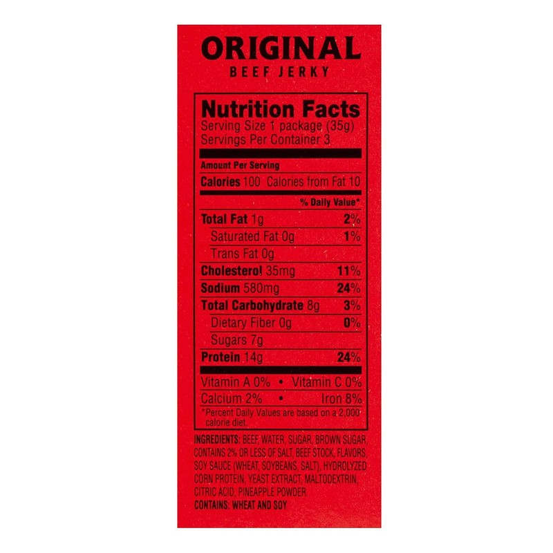 Jack Link's Beef Jerky Variety Pack: 3 Original Flavored, 3