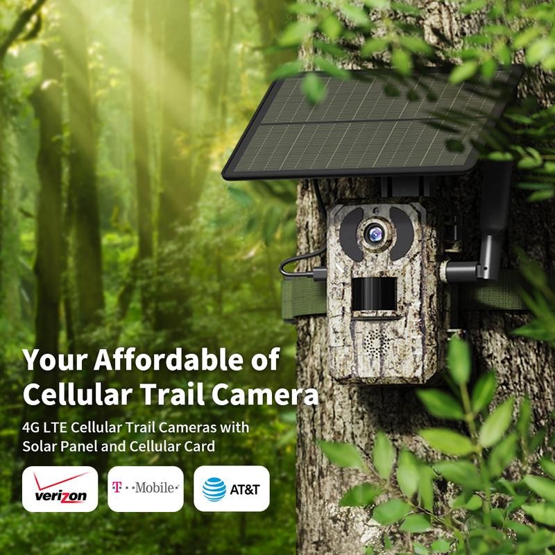 [Springtok] 4G LTE Wireless Solar Powered Trail Camera with 2K