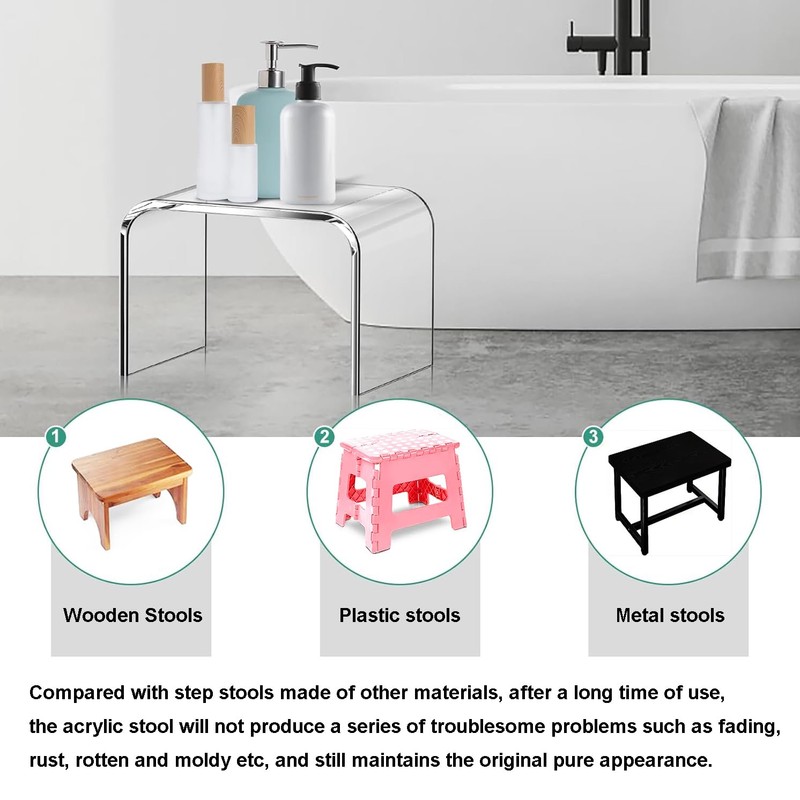 Step Stool for Kids, Acrylic Stools, Acrylic Step Stools for