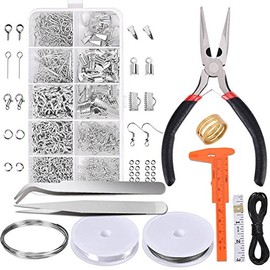 Kit de Suministros Herramientas para Hacer o Reparar Joyas Principiantes Profesionales Joyería Pulseras Collares