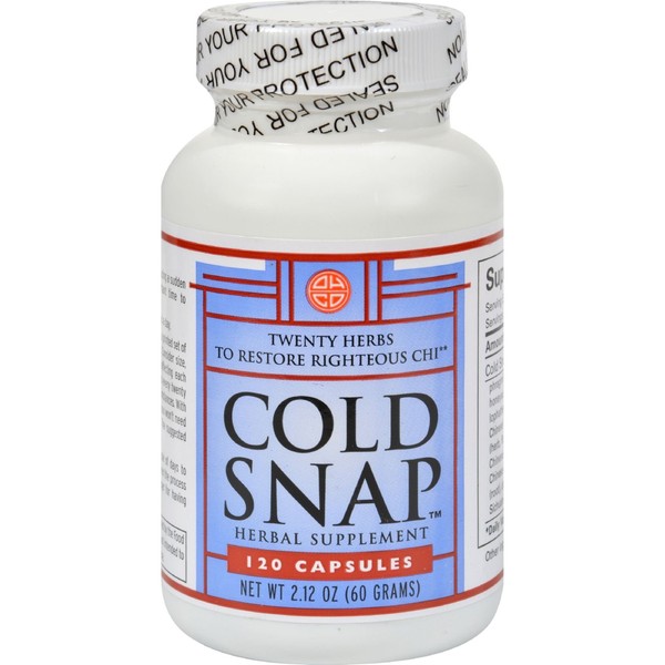 OHCO Cold Snap - Chinese Herbal Supplement for Deep-Level Immune Support - Immune System Booster with 20 Natural Ingredients, Ginseng, Ginger - Fast Acting for Sudden Issues - 120 Capsules, 4 Pack