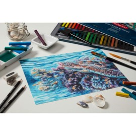 Derwent 1400 Inktense Block - Apple Green