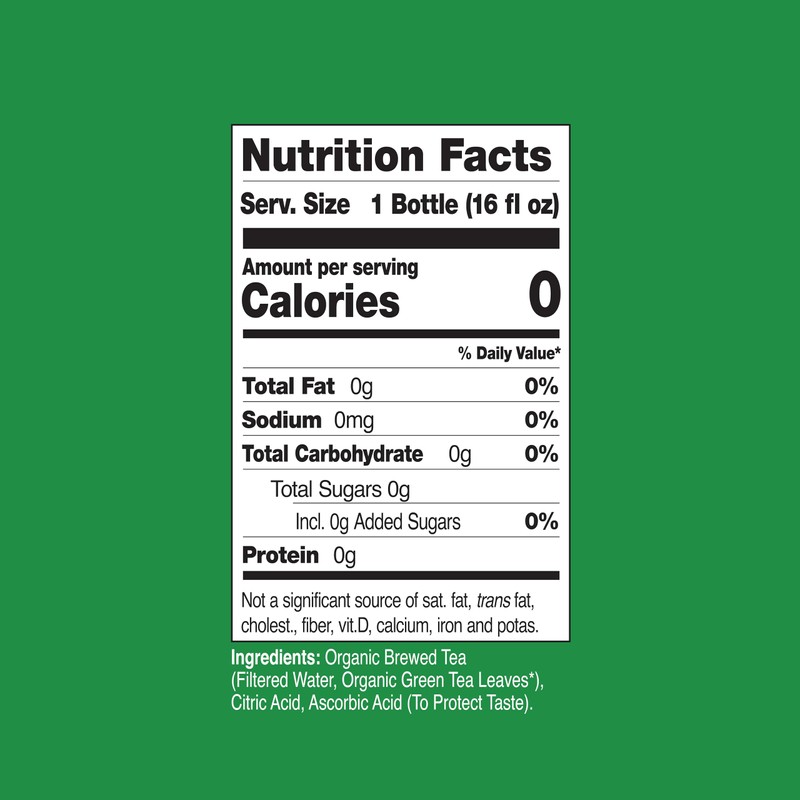Just Ice Tea Organic Iced Tea, 16 Fl Oz Glass