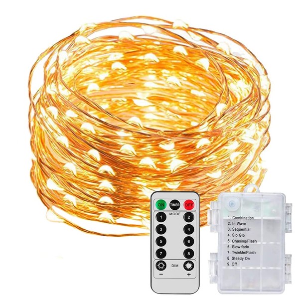 Fairy Lights Battery Operated String Lights - 60 LED Battery