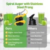 Secura Mesh Free Slow Juicer with Stainless Steel Prong Spiral