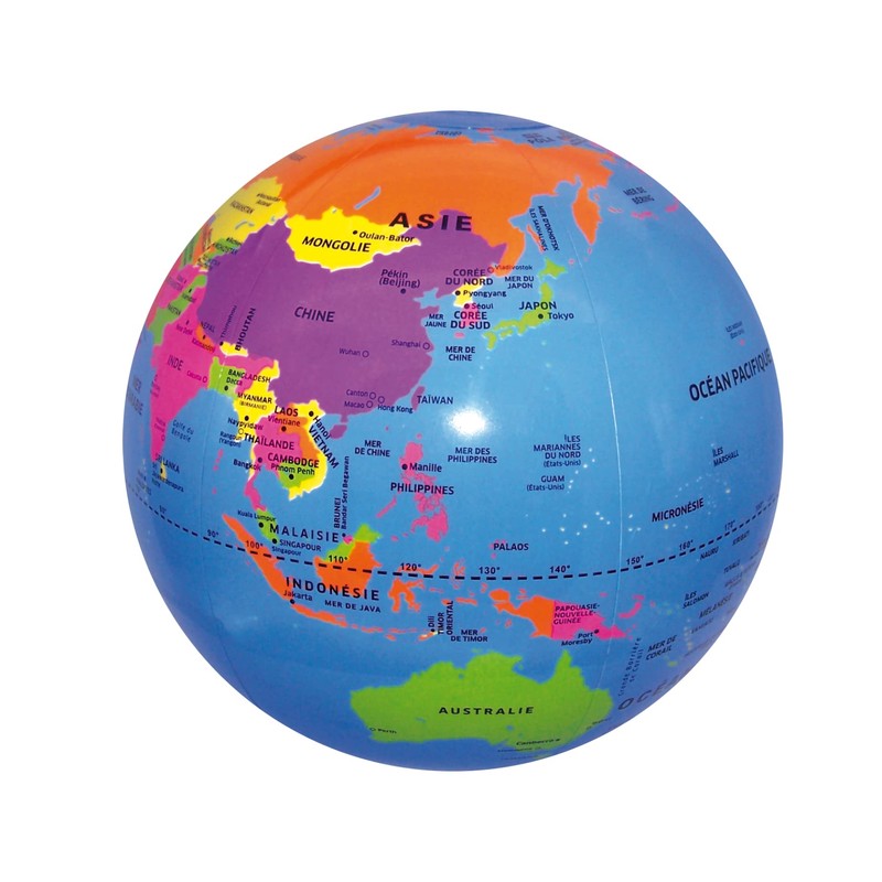Caly 010F Classic Inflatable Globe Our World, No, 30 cm