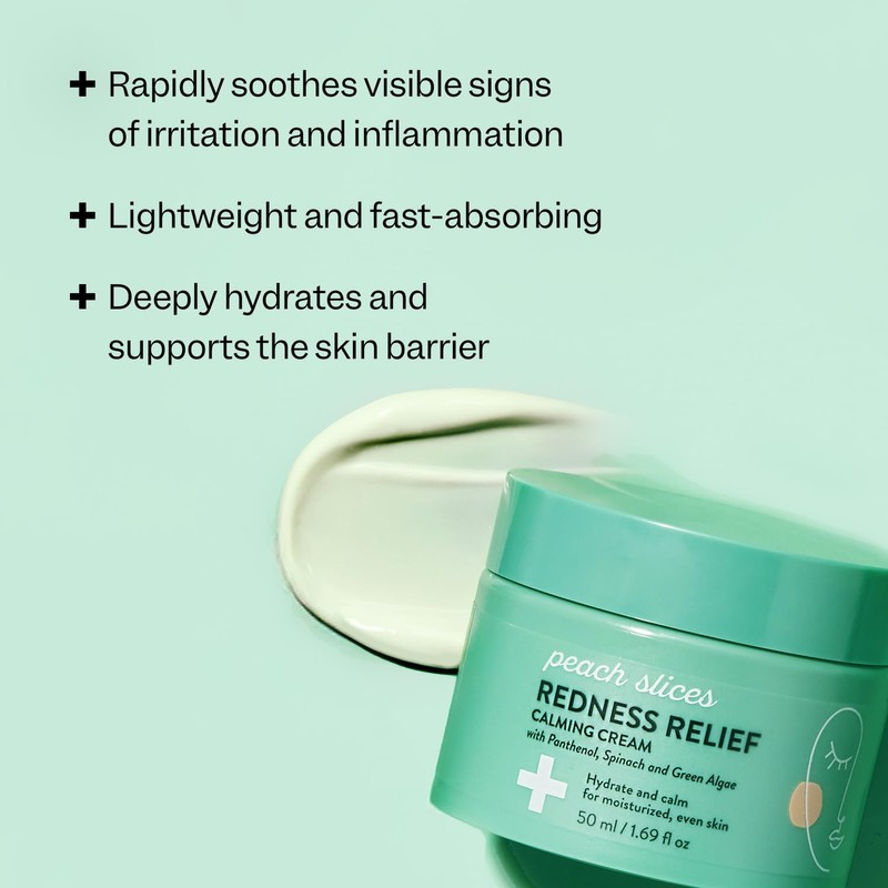 Peach Slices - Redness Relief Calming Cream (1.69 oz) -