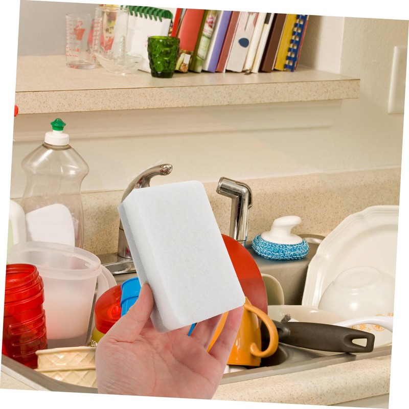 Alipis 10pcs Dish Sponges Kitchen Cleaning Sponges Strong Descaling Multi-use