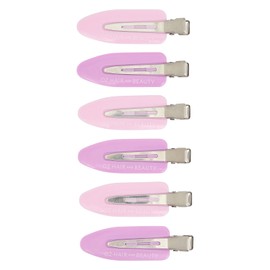 Oz Essentials Creaseless Hair Clips - Purple/Pink