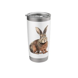 Flemish Giant Rabbit Stainless Steel Insulated Tumbler