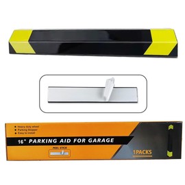 Deshitong Heavy Duty Parking Aid for Garage, 16" Car Parking Stopper for Garage 1 Pack, Parking Aids Protects Car, Parking Stopper Easy to Install 1 Packs 16" L (1 Pack 16" L x 1.25H)