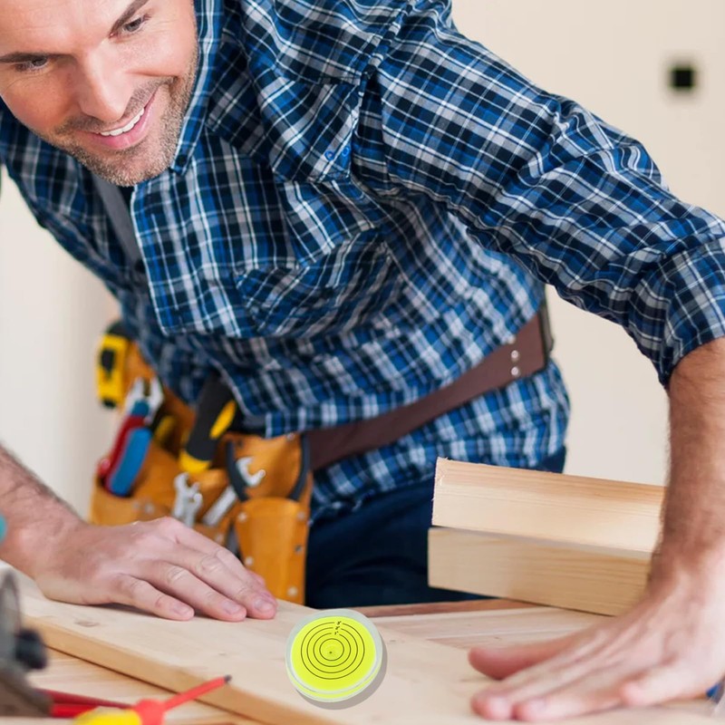 JYK Bubble Spirit Level 60x12mm Degree Marked Surface Circular Level