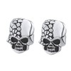 Black Silver Skull and Crossbones Cufflinks Gift Box Incl