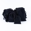 50pcs Black Velvet Drawstring Bags, Velvet Pouches, Cloth Bag for