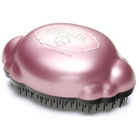 Knot Genie Original Detangling Hair Brush for Kids | Perfect Detangling Brush for Curly Hair, Gently Separate Tangles, Leaves Hair Smooth and Shiny | The Pain-Free Knot Detangler (Petal Pink)