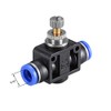 sourcing map 8mm Tube OD Pneumatic Air Flow Control Valve