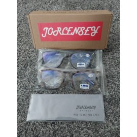 Jorcensey Reading Glasses 1.50 Anti Blue Function Lens Black Brown Tortoise New